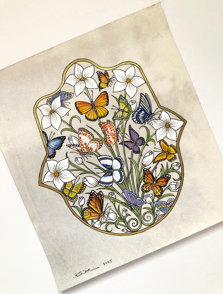 colorful nature hamsa colorful nature hamsa